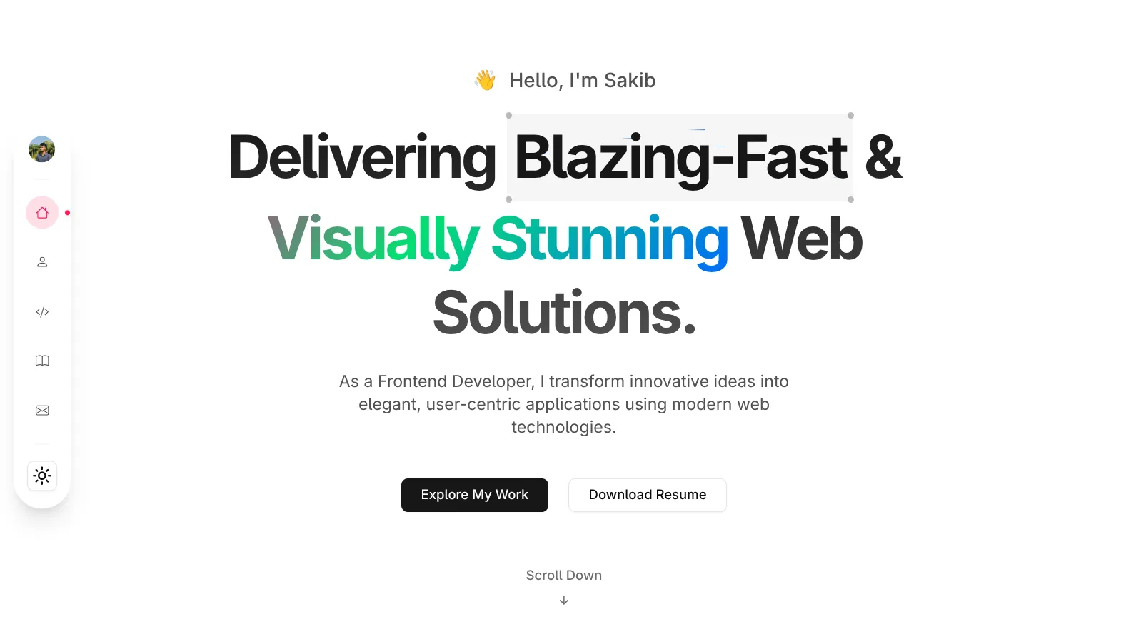 Portfolio project preview